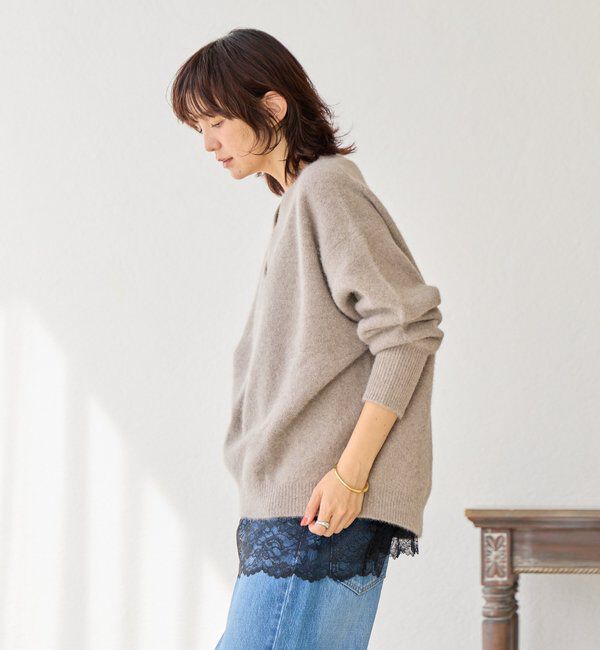  「【新色追加/鮮度抜群】レーストリムキャミソール」|シャツ・ブラウス|