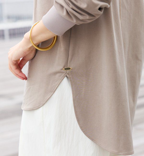  「予約【新色追加/着回し力抜群】キュプラカットプルオーバー」|Tシャツ・カットソー|