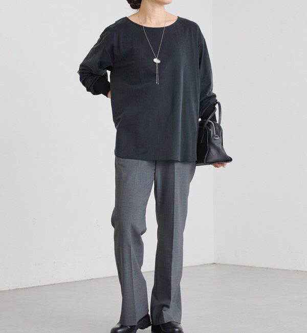  「予約【新色追加/着回し力抜群】キュプラカットプルオーバー」|Tシャツ・カットソー|