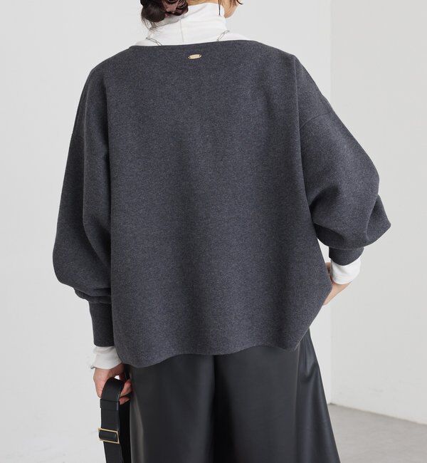  「【抜け感◎】キーネッククッションニット」|ニット・セーター|