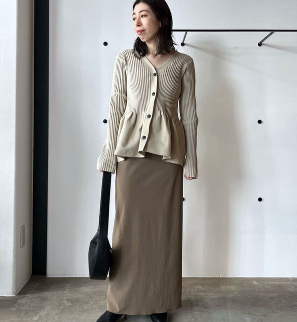  「【新色登場！】【3サイズ展開】ストレッチマキシタイトスカート2」|スカート|