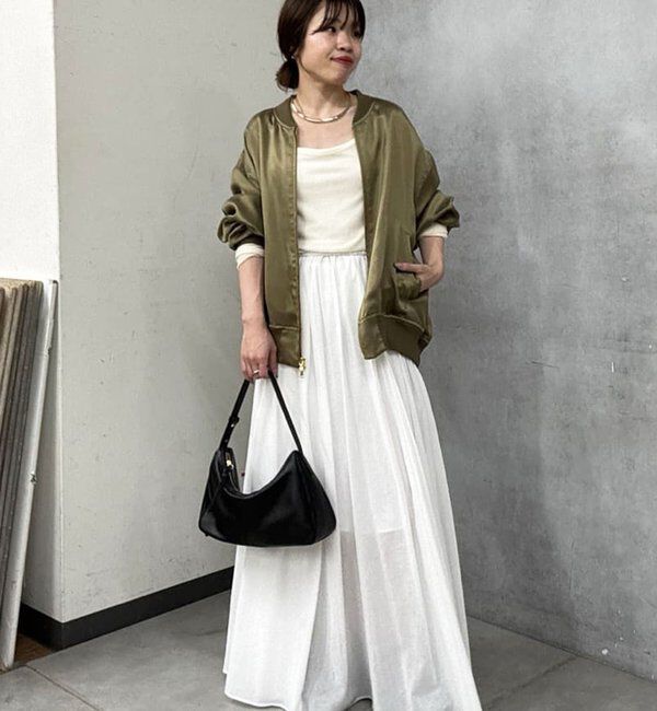  「キュプラサテンブルゾン」|ベスト・ジレ|