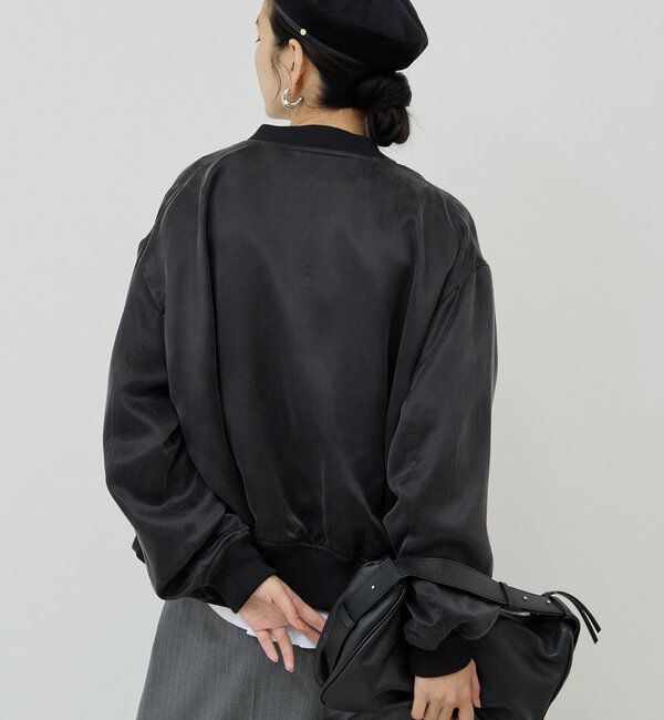  「キュプラサテンブルゾン」|ベスト・ジレ|