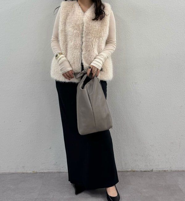  「フェイクカシミヤベスト」|ベスト・ジレ|