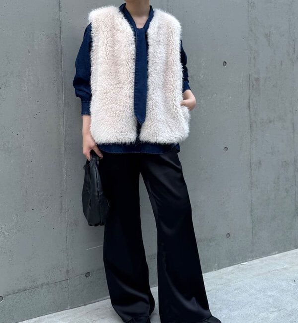  「フェイクカシミヤベスト」|ベスト・ジレ|