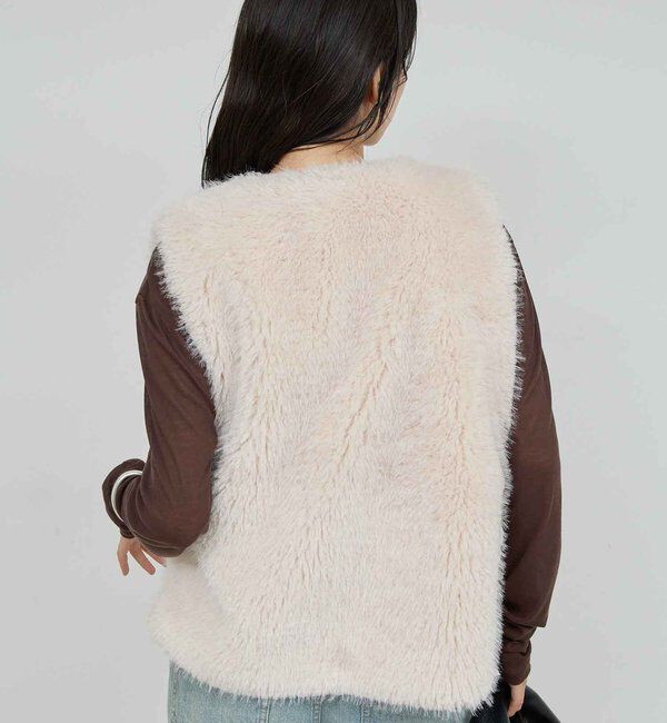  「フェイクカシミヤベスト」|ベスト・ジレ|
