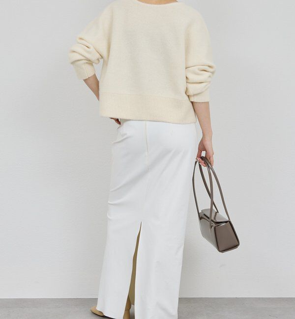  「【前後2WAY】ファーウールショートカーデ」|ニット・セーター|