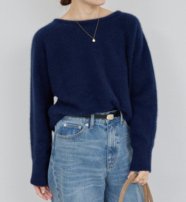  「【前後2WAY】ファーウールショートカーデ」|ニット・セーター|