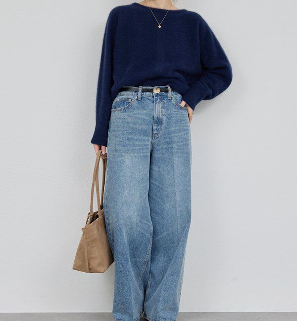  「【前後2WAY】ファーウールショートカーデ」|ニット・セーター|