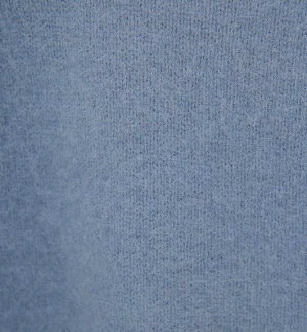  「【デコルテ美人ニット】ファーウールキーネックニット」|ニット・セーター|