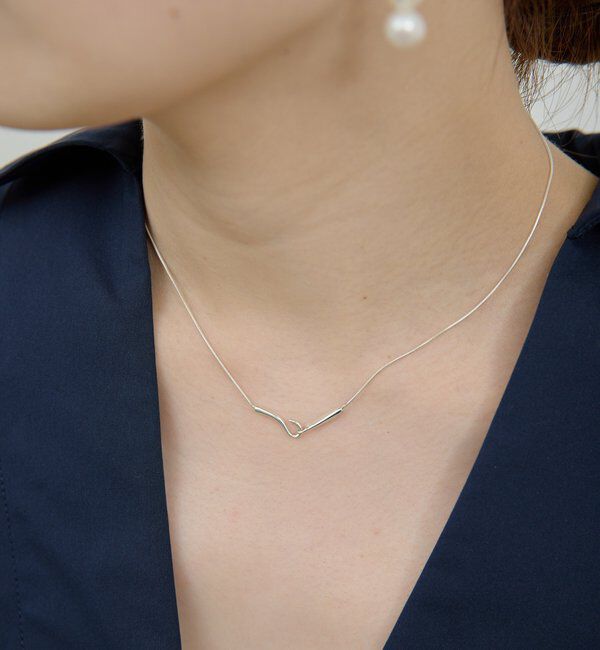  「【Lemme.&times;2.718】スネークチェーンネックレス」|リング|シルバー系