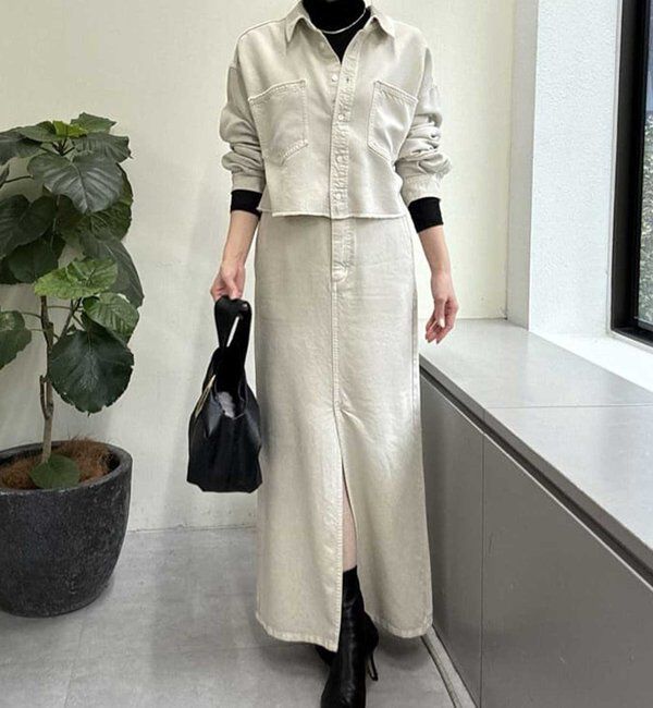  「【セットアップ対応】リヨセルショートシャツ」|シャツ・ブラウス|