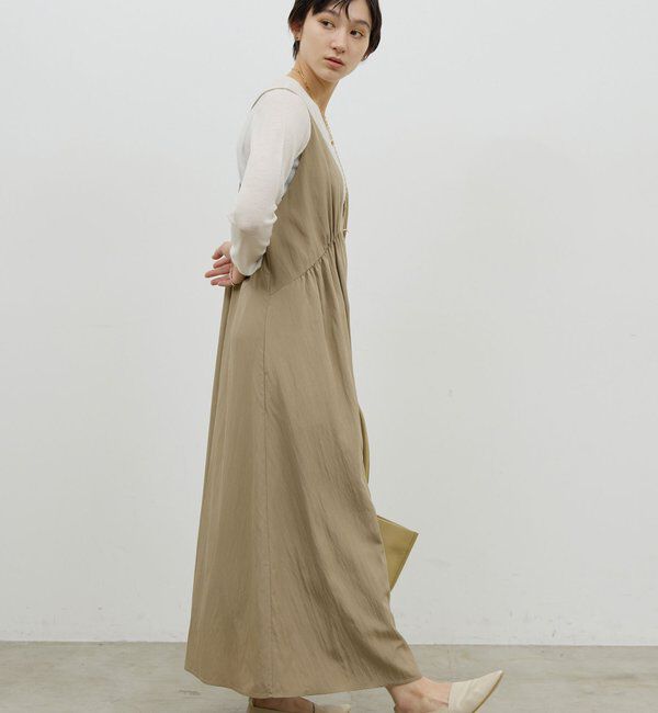  「【万能ワンピース】【オールシーズン活躍】ディープVキャミワンピース」|ワンピース|