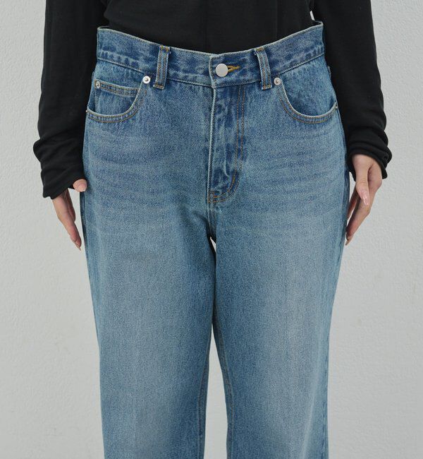  「センタークリースフレアデニム」|デニム|