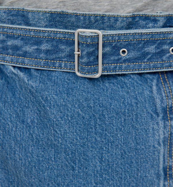  「【PEAS】スリットデニムスカート」|スカート|