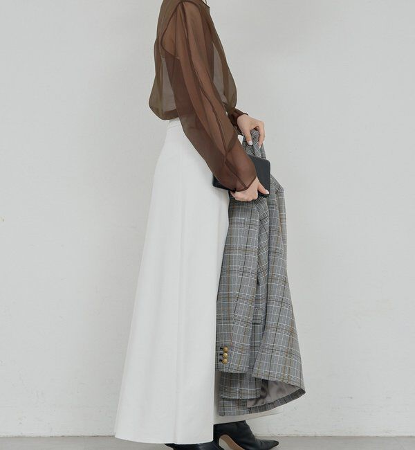  「シアーカーブスリーブブラウス」|シャツ・ブラウス|