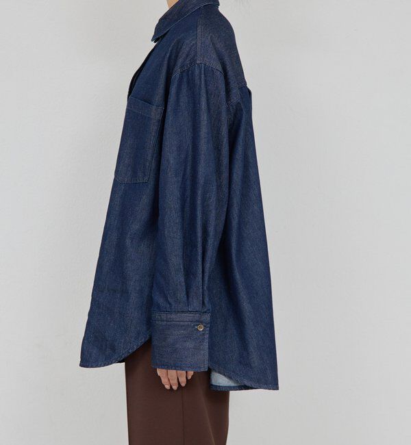  「バックフレアデニムシャツ」|シャツ・ブラウス|