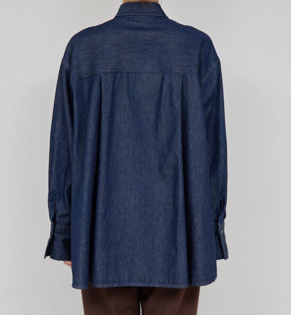  「バックフレアデニムシャツ」|シャツ・ブラウス|