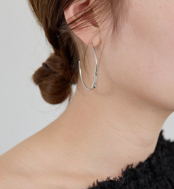  「ニュアンスフープピアス」|リング|