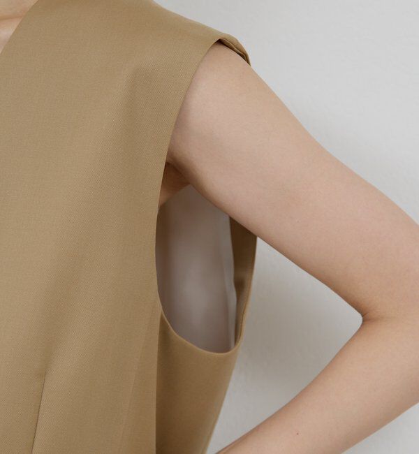  「【HERITANOVUM】【スリーピース対応】ウーステッドウールベスト」|ベスト・ジレ|