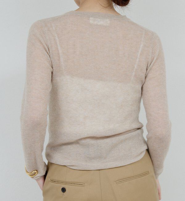  「【HERITANOVUM】 クルーリブニット」|ニット・セーター|