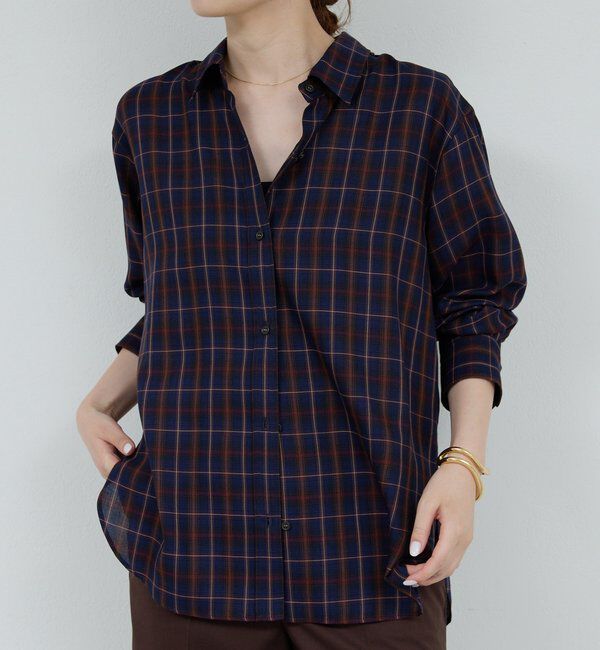  「【HERITANOVUM】ケープシャツ」|シャツ・ブラウス|