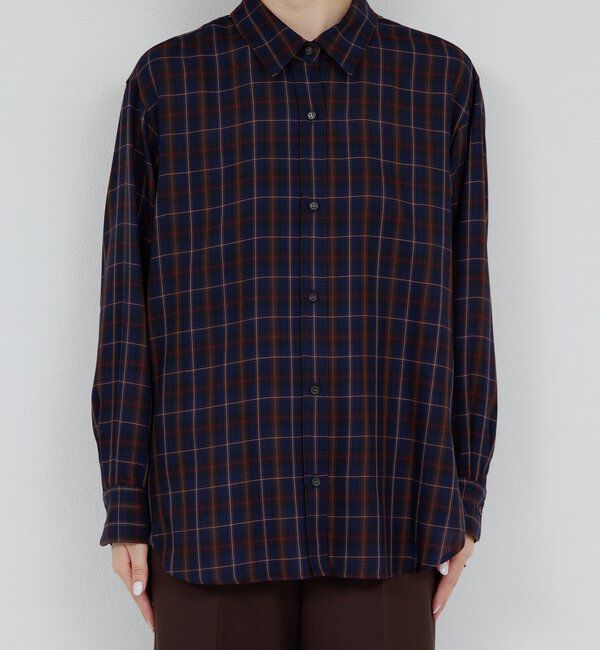  「【HERITANOVUM】ケープシャツ」|シャツ・ブラウス|