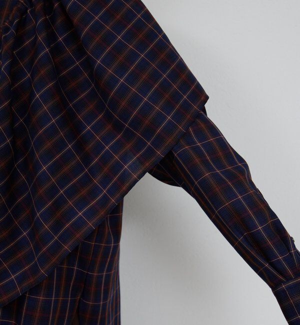  「【HERITANOVUM】ケープシャツ」|シャツ・ブラウス|