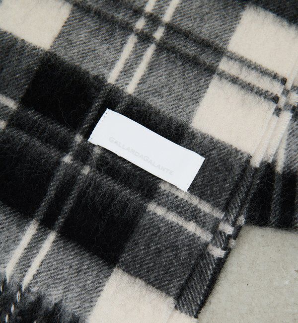  「チェックカシミヤストール」|マフラー|