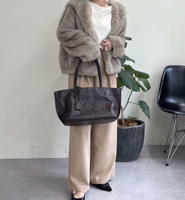  「エコファーフーディーブルゾン」|ブルゾン・スタジャン|