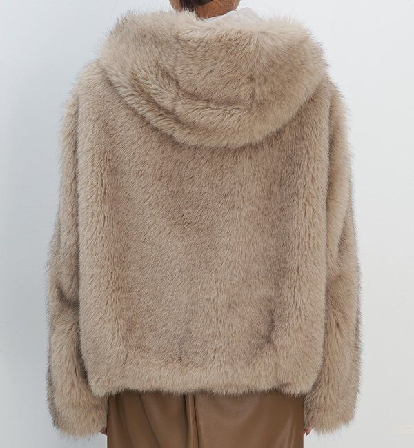  「エコファーフーディーブルゾン」|ブルゾン・スタジャン|