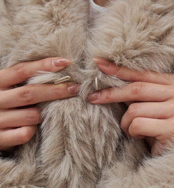  「エコファーフーディーブルゾン」|ブルゾン・スタジャン|