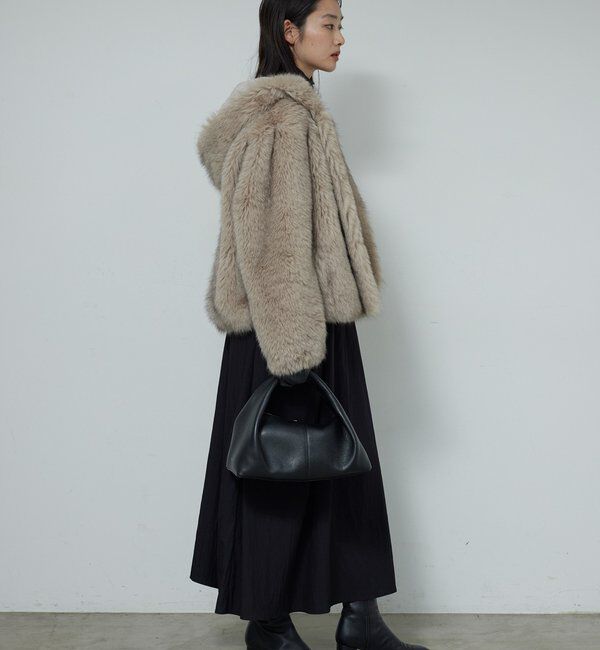  「エコファーフーディーブルゾン」|ブルゾン・スタジャン|