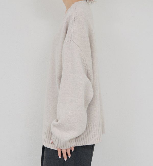  「【手洗い可】ウールクループルオーバー」|ニット・セーター|