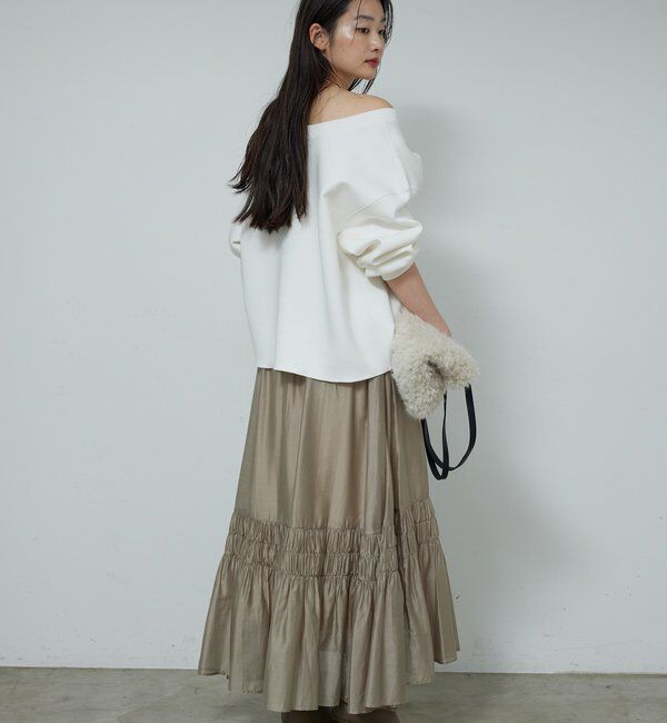  「【大人のスウェット】ボートネックスウェット」|Tシャツ・カットソー|