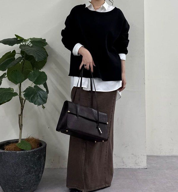  「【大人のスウェット】ボートネックスウェット」|Tシャツ・カットソー|