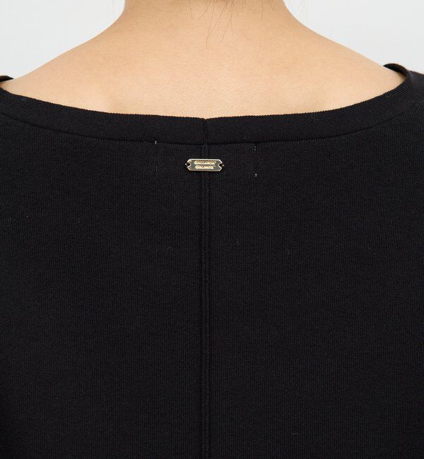  「【CHIKAコラボ】【着やせ&times;時短おしゃれ】タイ付き総針Vネックニット」|ニット・セーター|