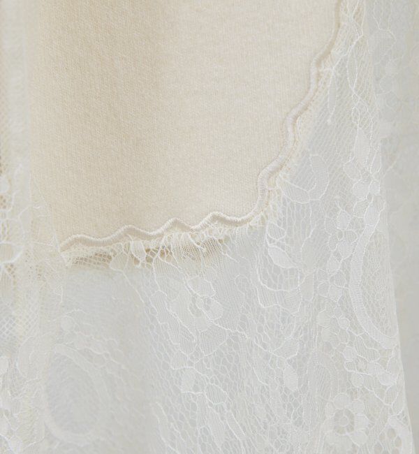  「【25th記念アイテム】レースコンビニット」|ニット・セーター|