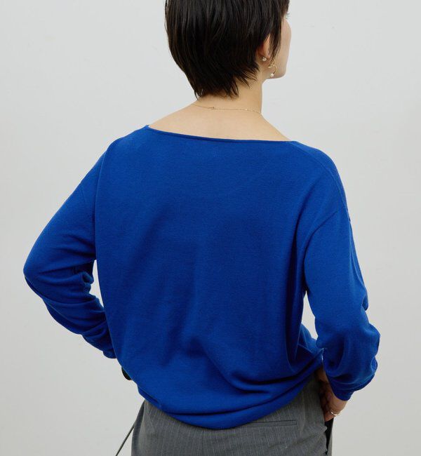  「【手洗い可】メリノウールニットプルオーバー」|ニット・セーター|