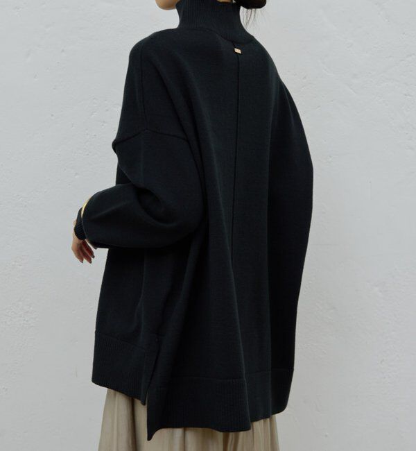  「【手洗い可】【全骨格対応】オーバータートルニット」|ニット・セーター|