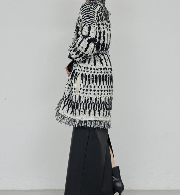  「【25th記念アイテム】フリンジニットガウン」|ニット・セーター|