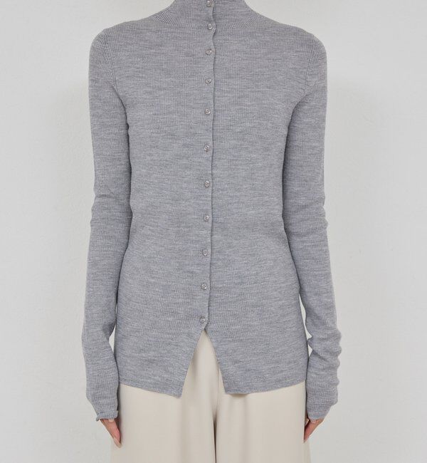  「【比留川游さんコラボ】ハイネックリブカーディガン」|ニット・セーター|