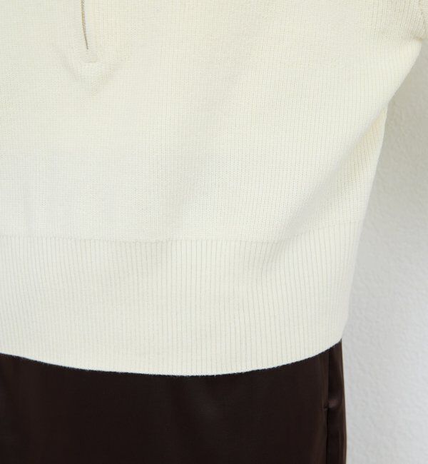  「ハーフジップニット」|ニット・セーター|