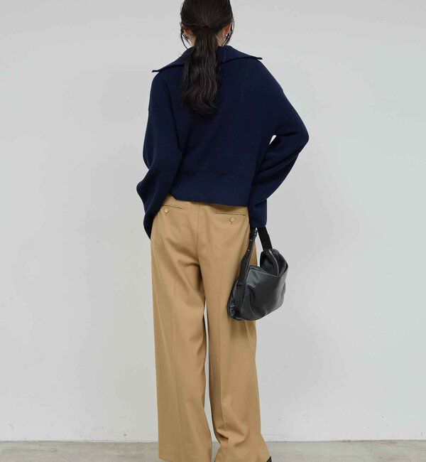  「ハーフジップニット」|ニット・セーター|