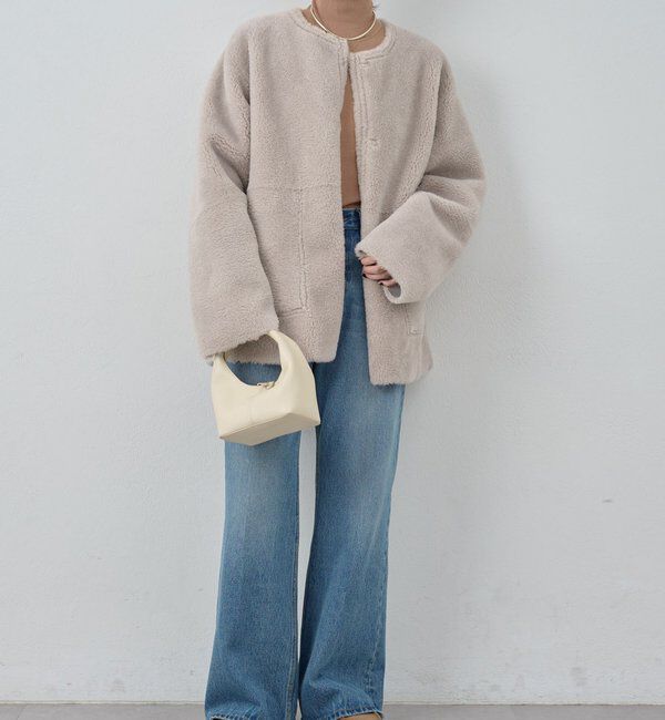  「【2way】リバーシブルフェイクムートンコート」|その他|