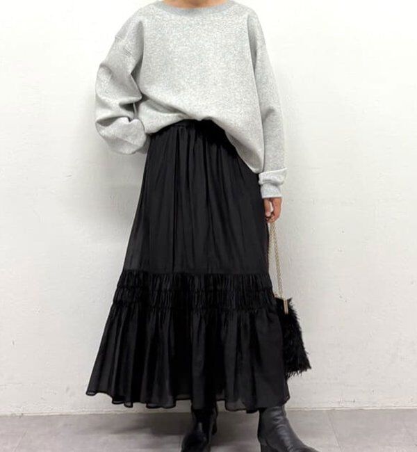 「ギャザーフレアスカート」|スカート|