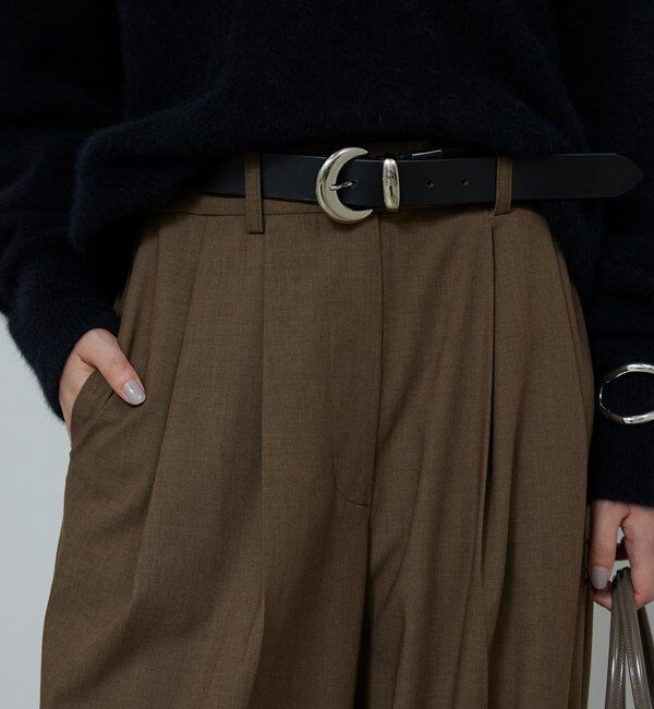  「【SACHIKOコラボ】【オーダーメイドベルト】ラウンドバックルフリーベルト」|ベルト|