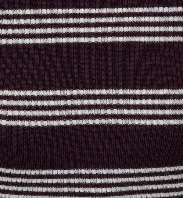  「【手洗い可】【HERITANOVUM】ボーダークループルオーバー」|ニット・セーター|