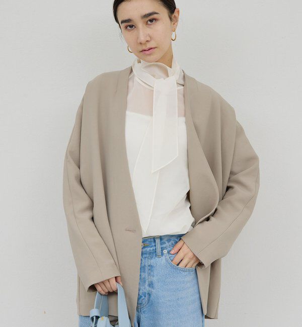  「ジャージーノーカラージャケット」|その他|