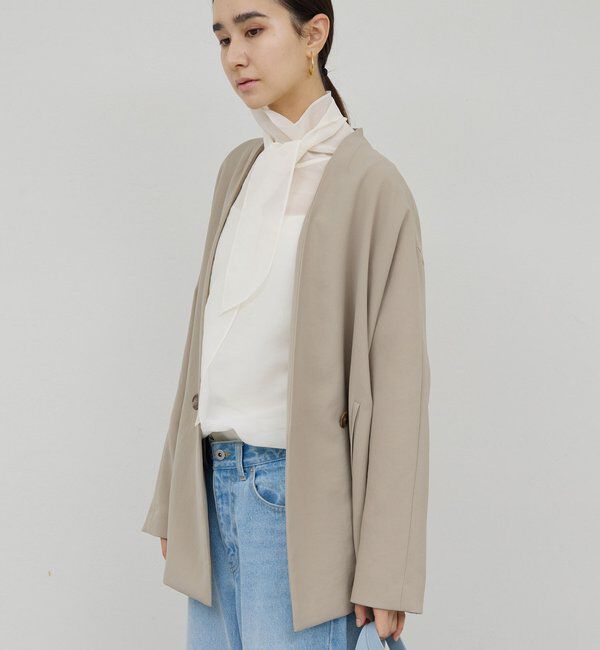  「ジャージーノーカラージャケット」|その他|